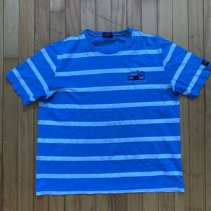Paul & Shark Royal Yacht Club Blue White Striped Short Sleeve Mens T Shirt XL